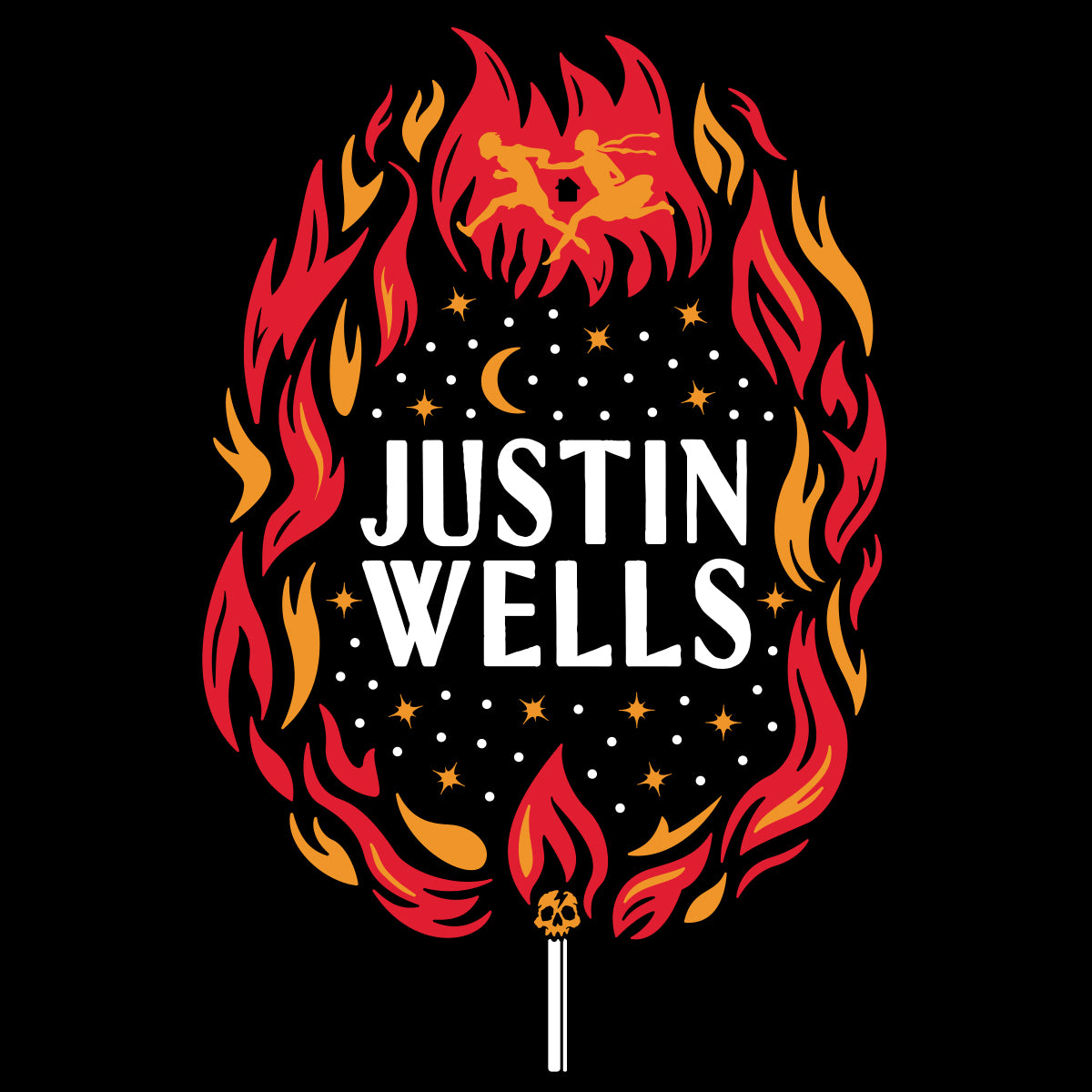 Justin Wells Til the Stars Won't Burn Tee