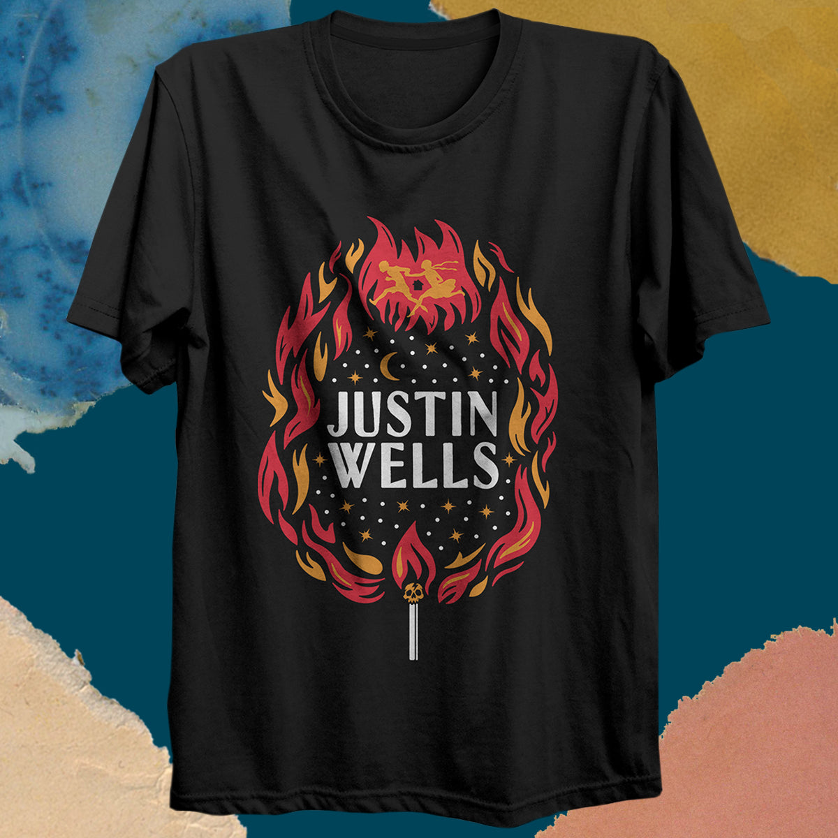 Justin Wells Til the Stars Won't Burn Tee