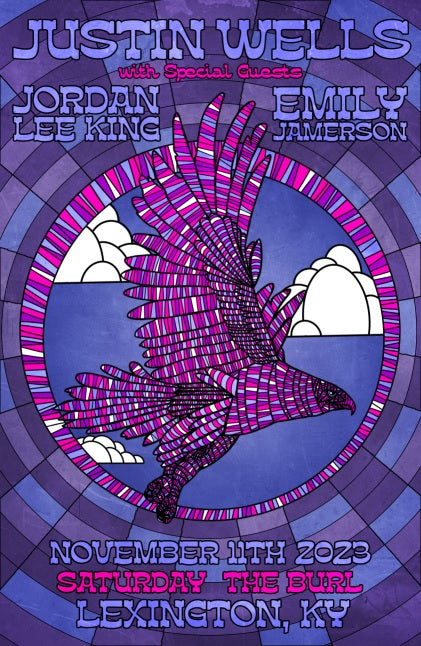 SIGNED JW x The Burl 11.11 Tour Poster