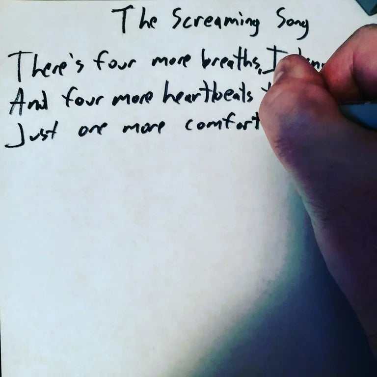 Handwritten Lyric Sheet