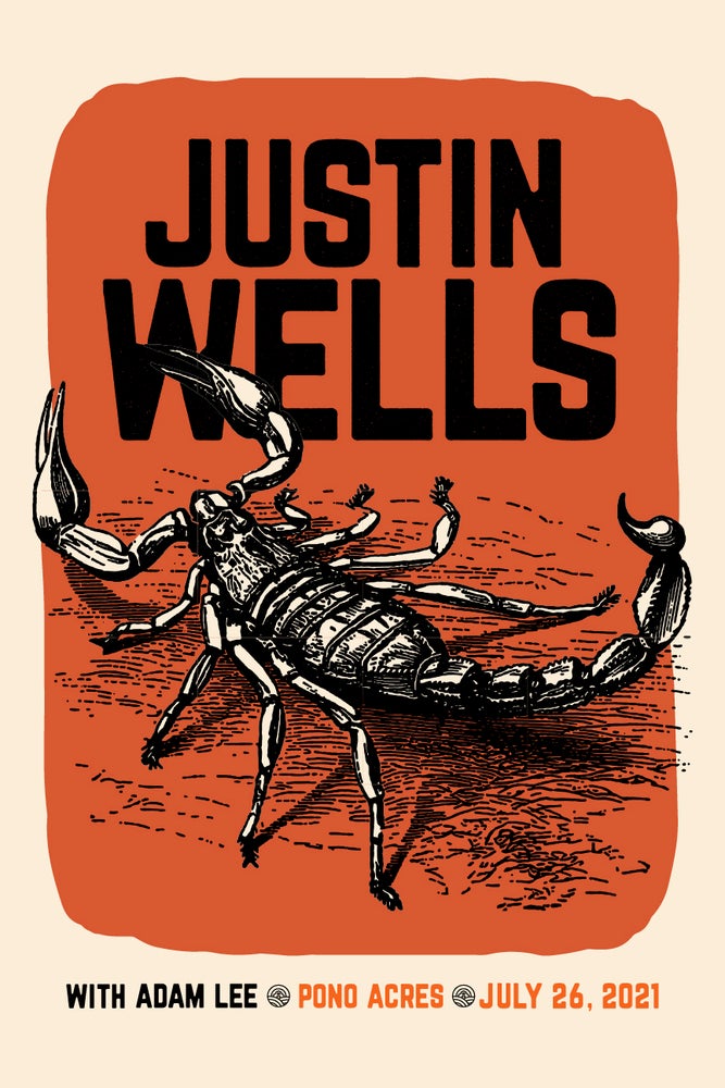LIMITED TO 30/SIGNED Justin Wells 7.26.21 Pono Acres Print
