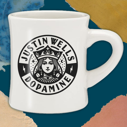 Justin Wells/Andrea Wells Dopamine in a Coffee Bean Mug