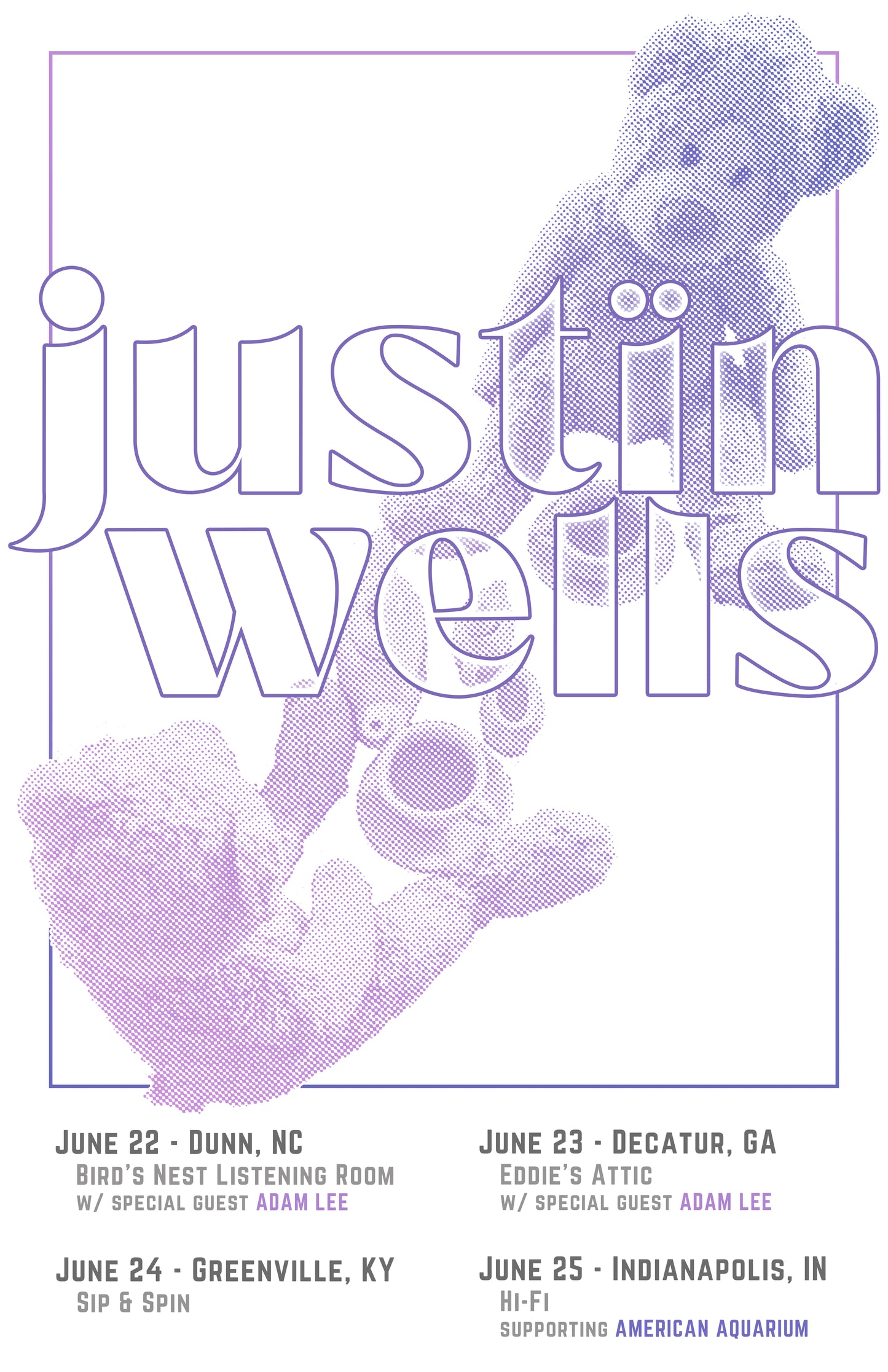 LIMITED TO 20 / SIGNED Justin Wells June '23 Poster